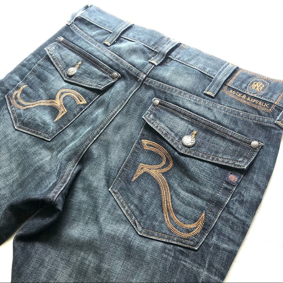 SOLD! Rock & Republic NEIL 36x32 Men’s Jeans - Picture 2 of 8